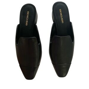 Veronica Beard Black Mules Sleek Comfortable Stylish